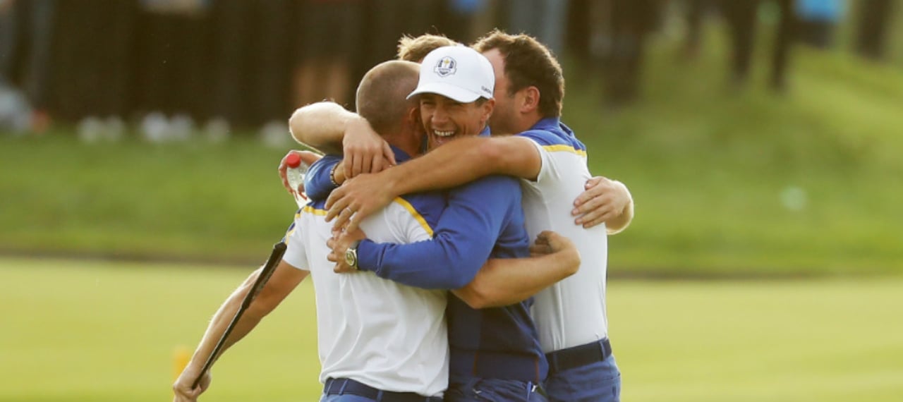 Teamgeist als einer der entscheidenden Faktoren beim Ryder Cup 2018. (Foto: Getty) Teamgeist als einer der entscheidenden Faktoren beim Ryder Cup 2018. (Foto: Getty)