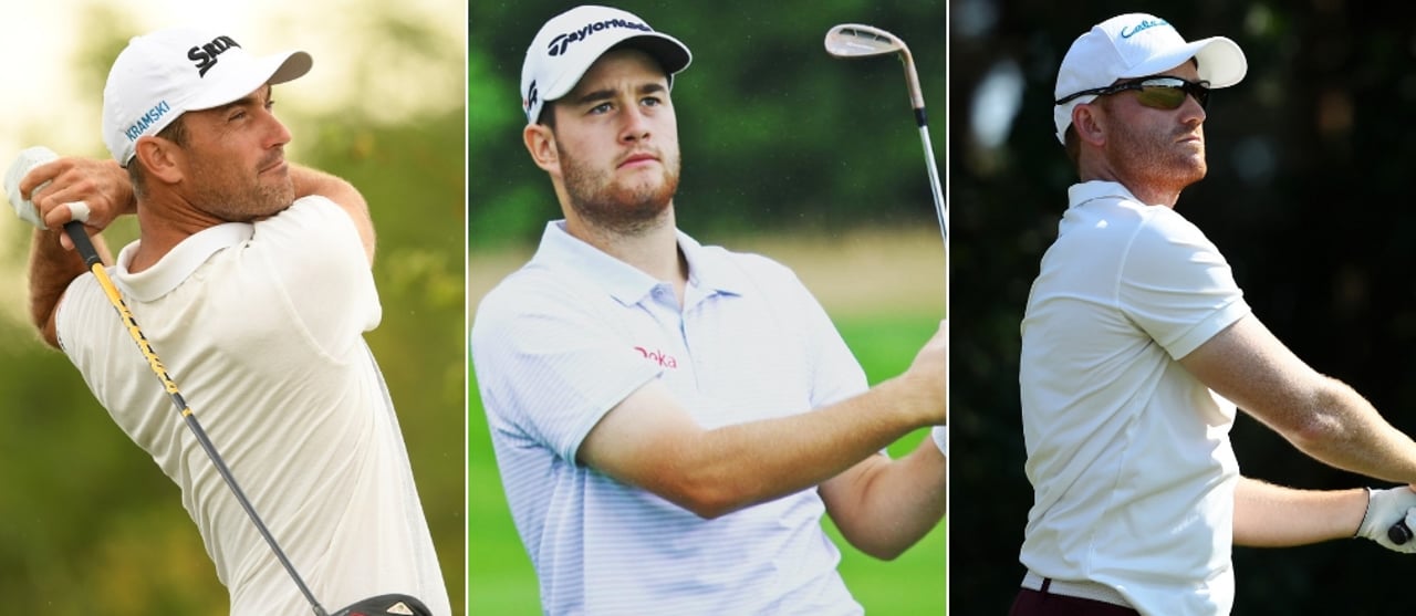 Florian Fritsch, Max Schmitt und Philipp Mejow sicherten sich bei der Irish Challenge einen Platz in den Top 20. (Fotos: Getty u. Instram/@maxschmittgolf) Florian Fritsch, Max Schmitt und Philipp Mejow sicherten sich bei der Irish Challenge einen Platz in den Top 20. (Fotos: Getty u. Instram/@maxschmittgolf)