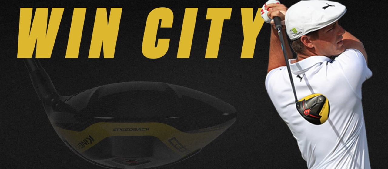 Mit dem neuem F9 Speedback Driver von Cobra Golf zum ersten Triumph in 2019: Bryson DeChambeau. (Foto: Twitter/@cobragolf) Mit dem neuem F9 Speedback Driver von Cobra Golf zum ersten Triumph in 2019: Bryson DeChambeau. (Foto: Twitter/@cobragolf)