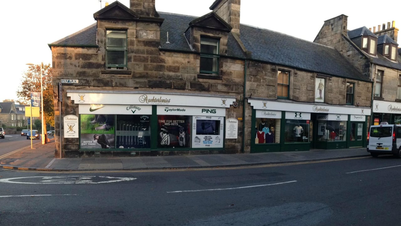 Der Auchterlonies Golf Shop, 90 Meter vom Old Course entfernt sucht Unterstützung. (Foto: Facebook.com/@Auchterlonies) Der Auchterlonies Golf Shop, 90 Meter vom Old Course entfernt sucht Unterstützung. (Foto: Facebook.com/@Auchterlonies)