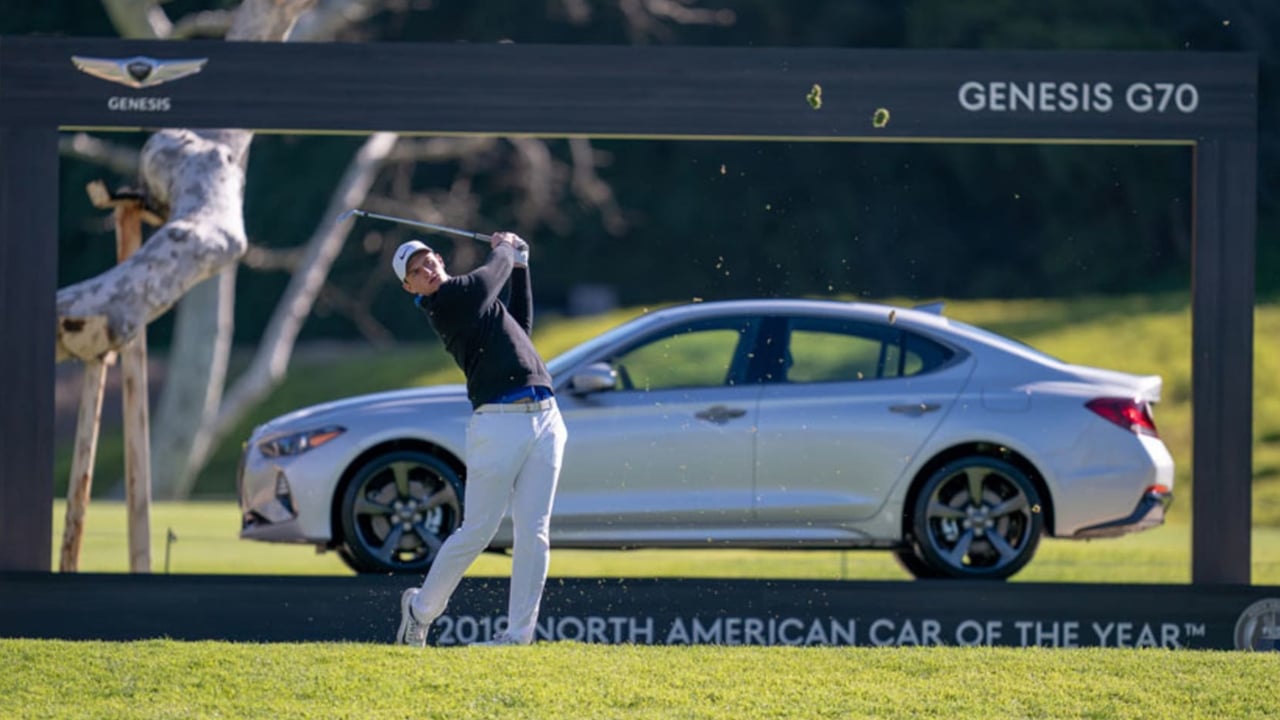 Lukas Euler beim 2019 Genesis Open Collegiate Showcase. (Foto: Genesis Open) Lukas Euler beim 2019 Genesis Open Collegiate Showcase. (Foto: Genesis Open)