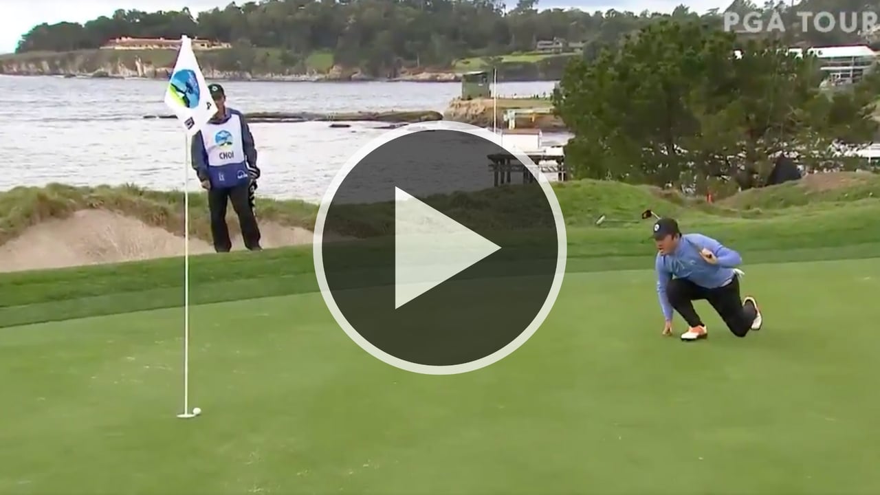 Ho-Sung Choi beim AT&T Pebble Beach Pro-Am. (Foto: Twitter/@PGATOUR) Ho-Sung Choi beim AT&T Pebble Beach Pro-Am. (Foto: Twitter/@PGATOUR)