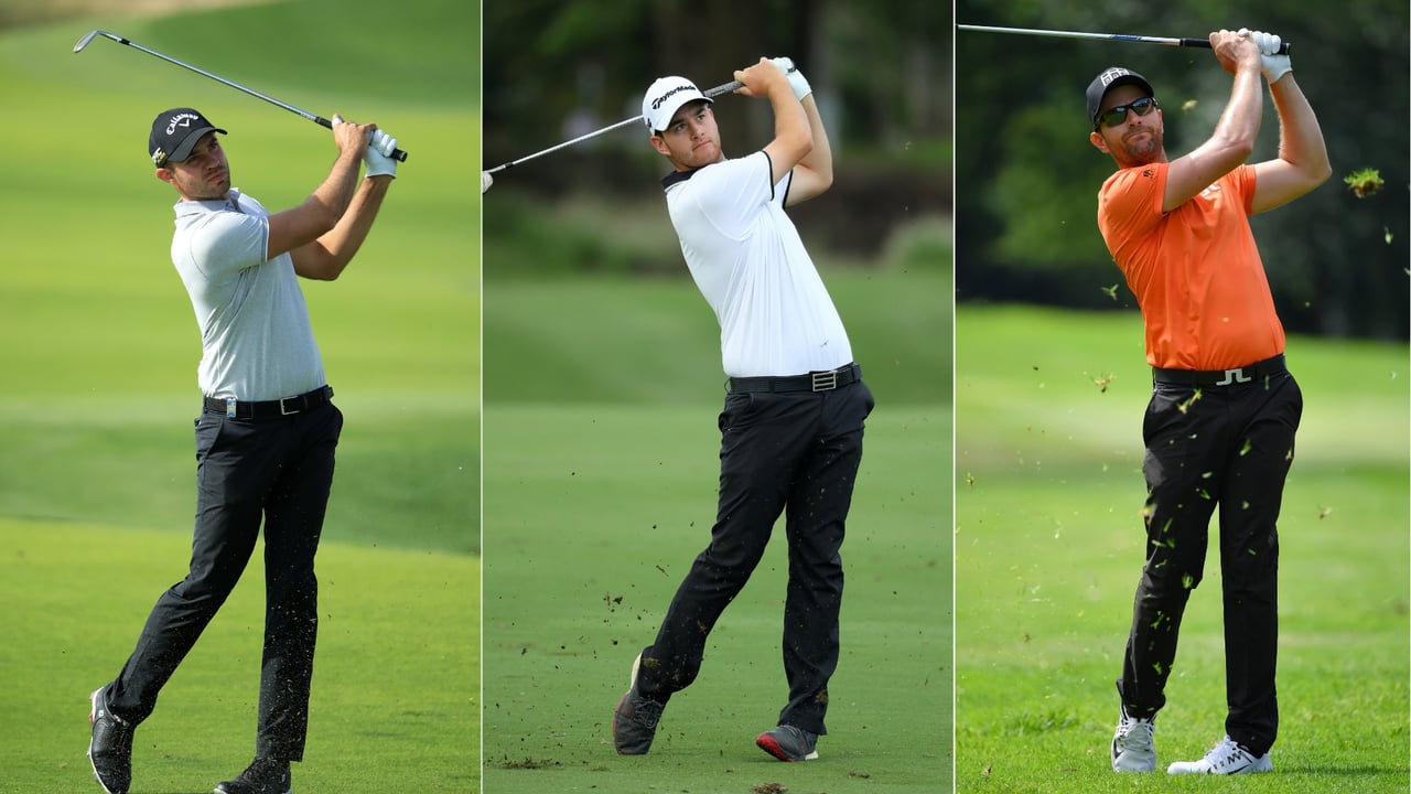 Bernd Ritthammer, Max Schmitt und Marcel Schneider schaffen den Cut in Kenia. (Foto: Getty) Bernd Ritthammer, Max Schmitt und Marcel Schneider schaffen den Cut in Kenia. (Foto: Getty)