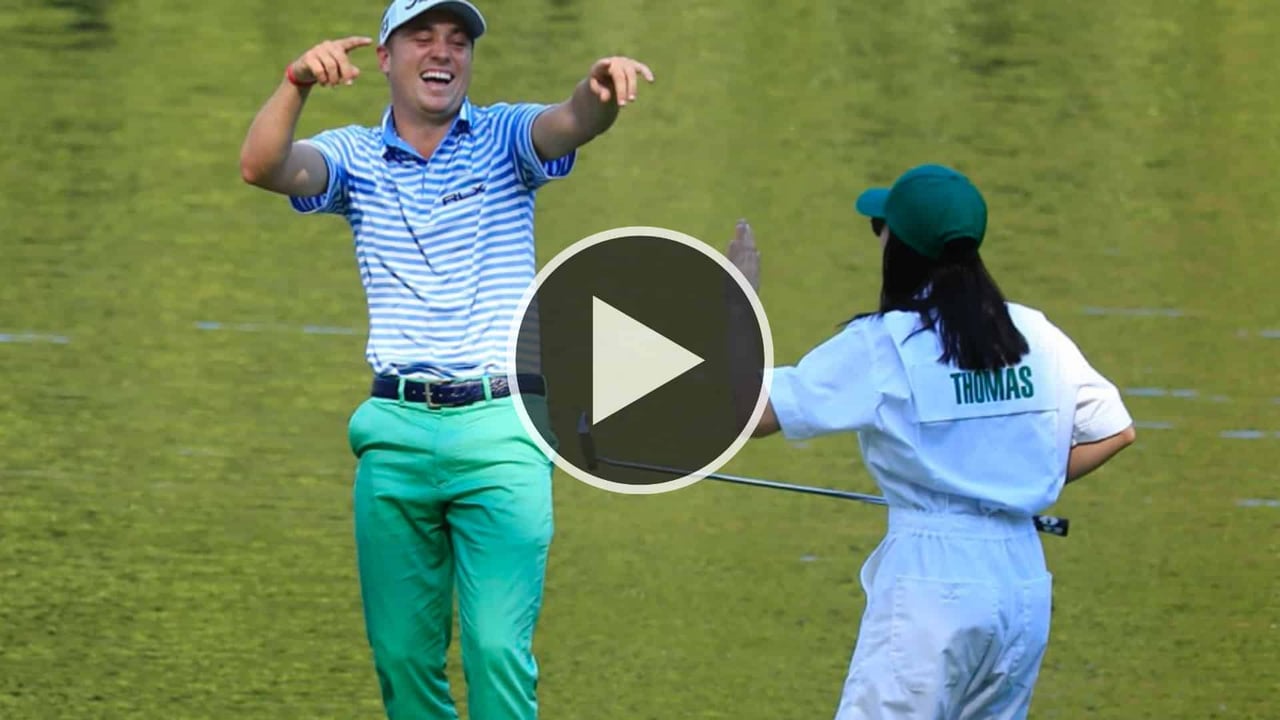 Justin Thomas gelingt beim US Masters 2019 das zweite Hole in One. (Foto: Twitter @MastersTournament) Justin Thomas gelingt beim US Masters 2019 das zweite Hole in One. (Foto: Twitter @MastersTournament)