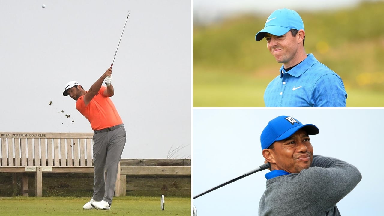 Jon Rahm gelingt ein exzellenter Start in die British Open 2019 während Rory McIlroy und Tiger Woods mächtig straucheln. (Foto: Getty) Jon Rahm gelingt ein exzellenter Start in die British Open 2019 während Rory McIlroy und Tiger Woods mächtig straucheln. (Foto: Getty)