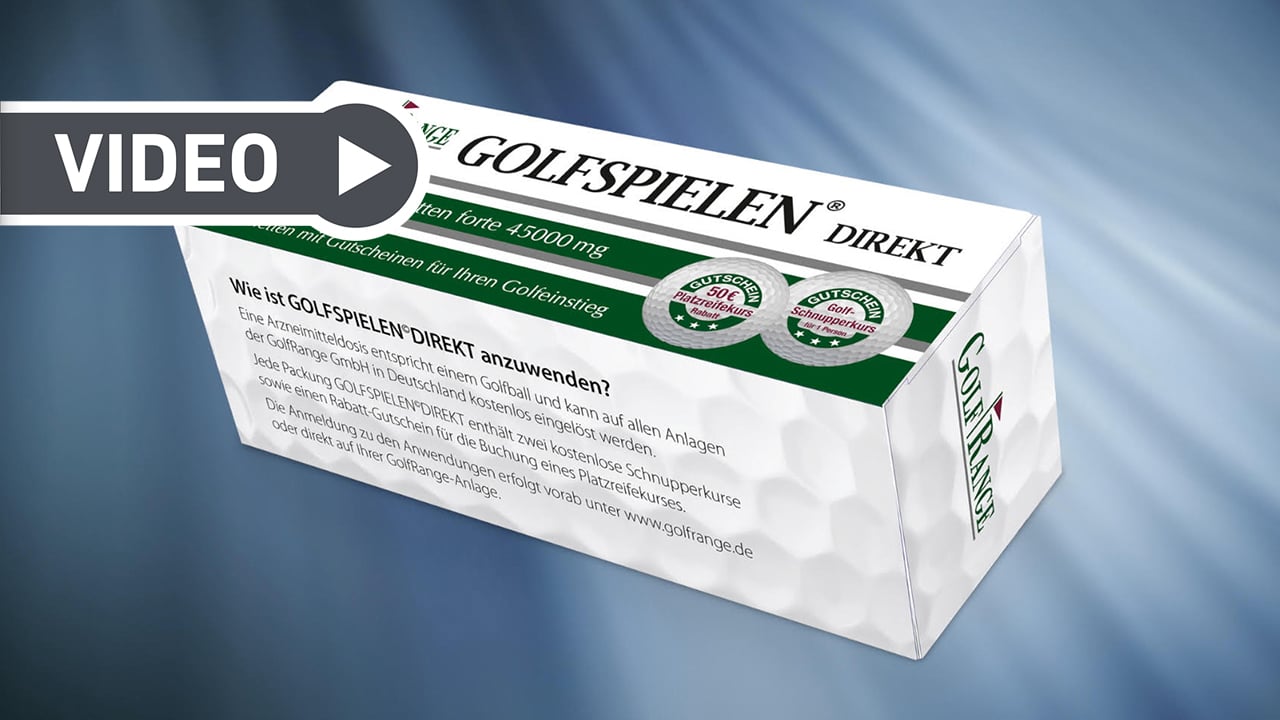 Laut GolfRange ist Golfspielen Direkt das beste Arzneimittel. (Foto: GolfRange) Laut GolfRange ist Golfspielen Direkt das beste Arzneimittel. (Foto: GolfRange)