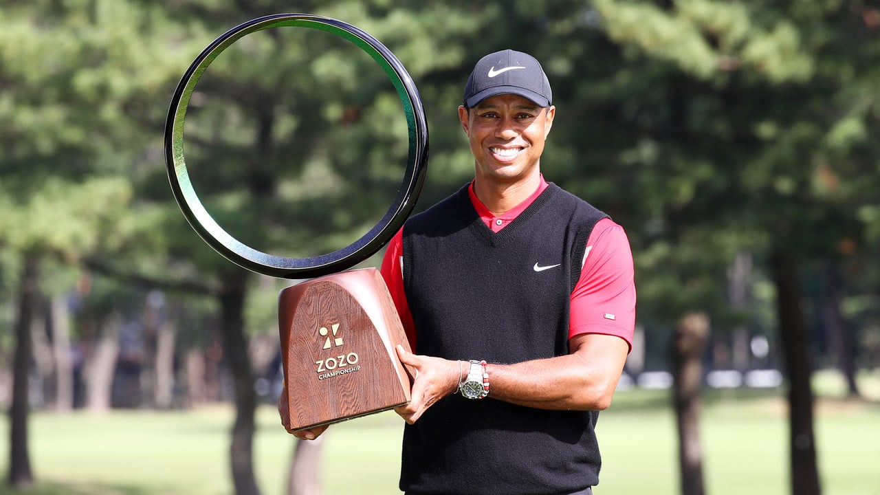 Tiger Woods gewinnt bei der Zozo Championship seinen 82. Titel auf der PGA Tour. (Foto: Getty) Tiger Woods gewinnt bei der Zozo Championship seinen 82. Titel auf der PGA Tour. (Foto: Getty)