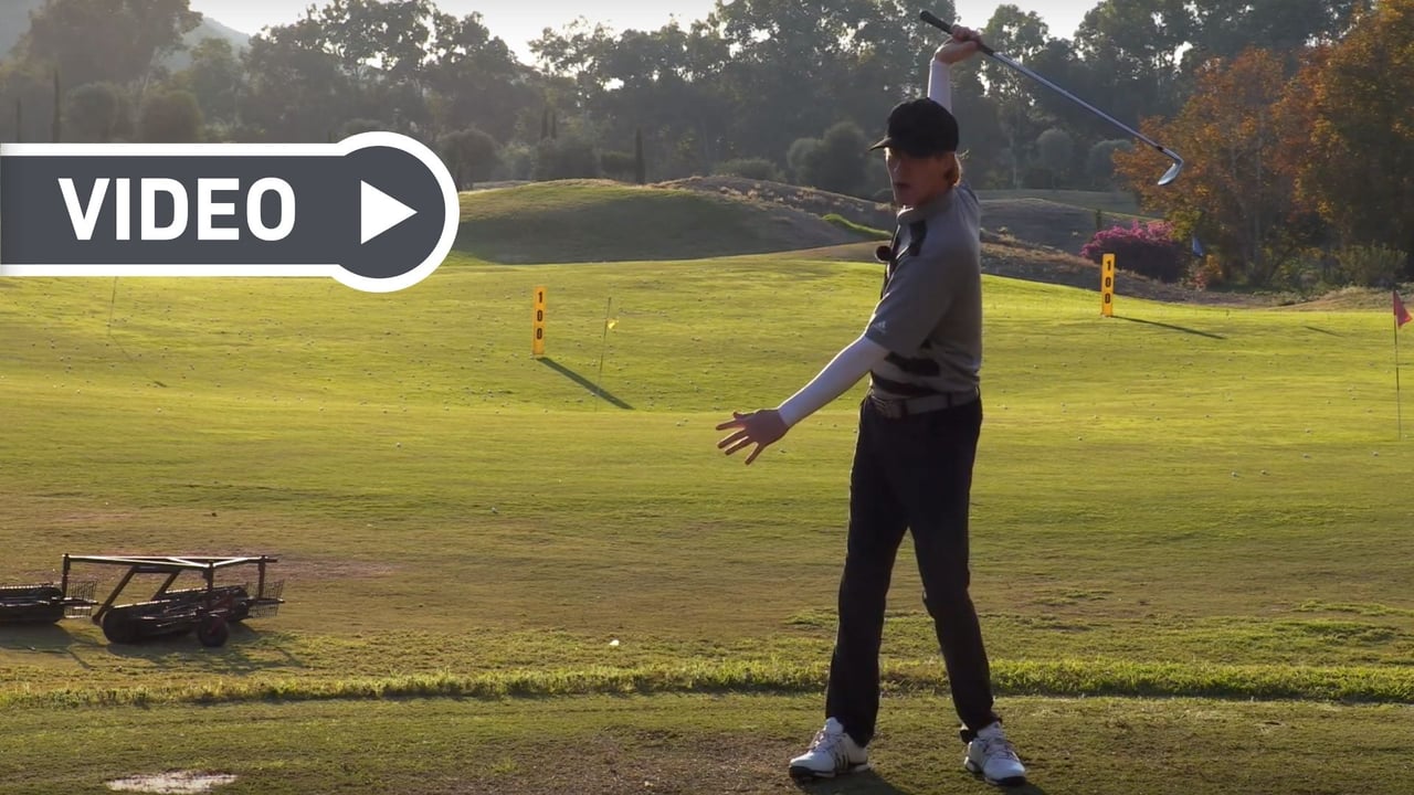 Birdietrain zeigt, wie Sie die optimale Aushollänge beim Schwung finden. (Foto: Youtube/Birdietrain) Birdietrain zeigt, wie Sie die optimale Aushollänge beim Schwung finden. (Foto: Youtube/Birdietrain)