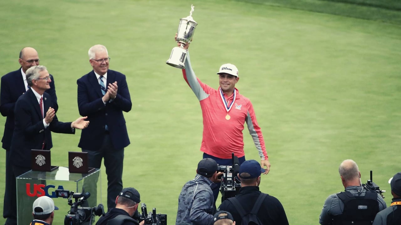 Gerechnet hatte damit im Vorfeld des Turniers niemand, trotzdem machte er es - Gary Woodland ist Majorsieger (Foto: Getty) Gerechnet hatte damit im Vorfeld des Turniers niemand, trotzdem machte er es - Gary Woodland ist Majorsieger (Foto: Getty)