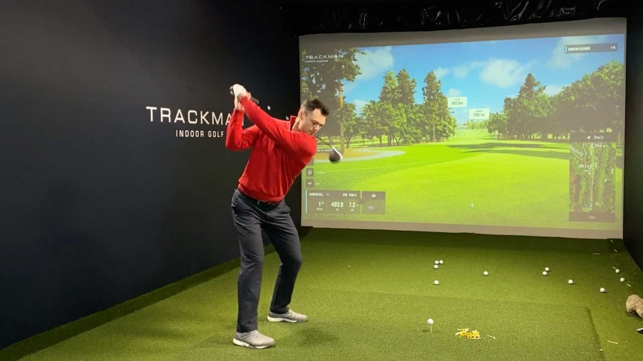 Martin Kaymer nutzt den Trackman, um die verschiedensten Golfplätze der Welt zu spielen. (Foto: BMW Group) Martin Kaymer nutzt den Trackman, um die verschiedensten Golfplätze der Welt zu spielen. (Foto: BMW Group)