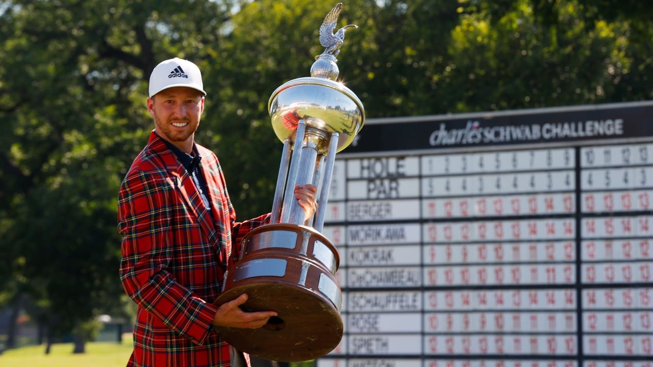 Ein strahlender Sieger: Daniel Berger gewinnt sein drittes Turnier auf der PGA Tour. (Foto: Getty) Ein strahlender Sieger: Daniel Berger gewinnt sein drittes Turnier auf der PGA Tour. (Foto: Getty)
