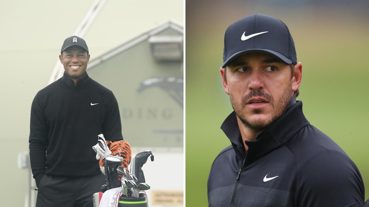Tiger Woods und Brooks Koepka zählen zu den Favoriten auf den Titel der PGA Championship. (Foto: Getty) Tiger Woods und Brooks Koepka zählen zu den Favoriten auf den Titel der PGA Championship. (Foto: Getty)