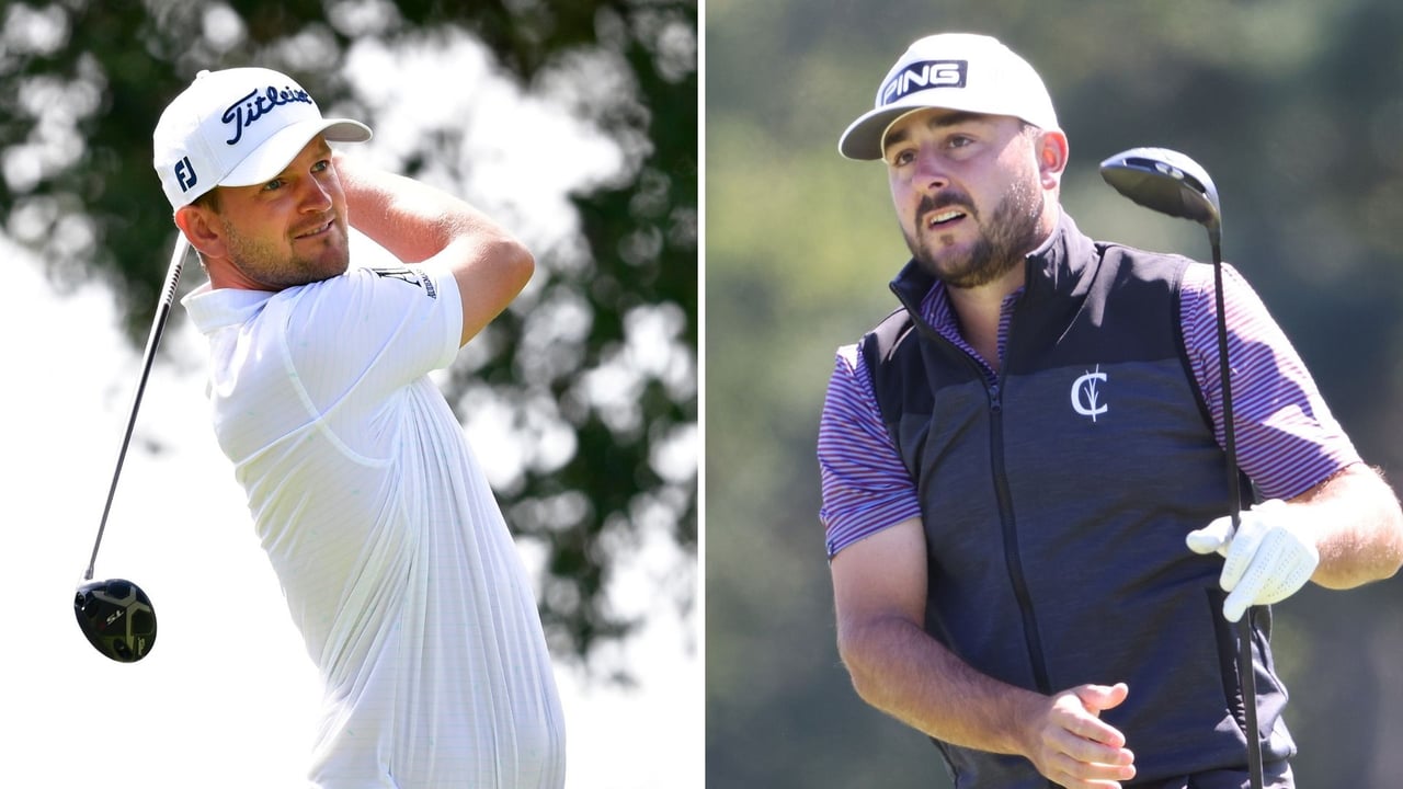 Stephan Jäger und Bernd Wiesberger in der Finalrunde der US Open 2020. (Foto: Getty) Stephan Jäger und Bernd Wiesberger in der Finalrunde der US Open 2020. (Foto: Getty)