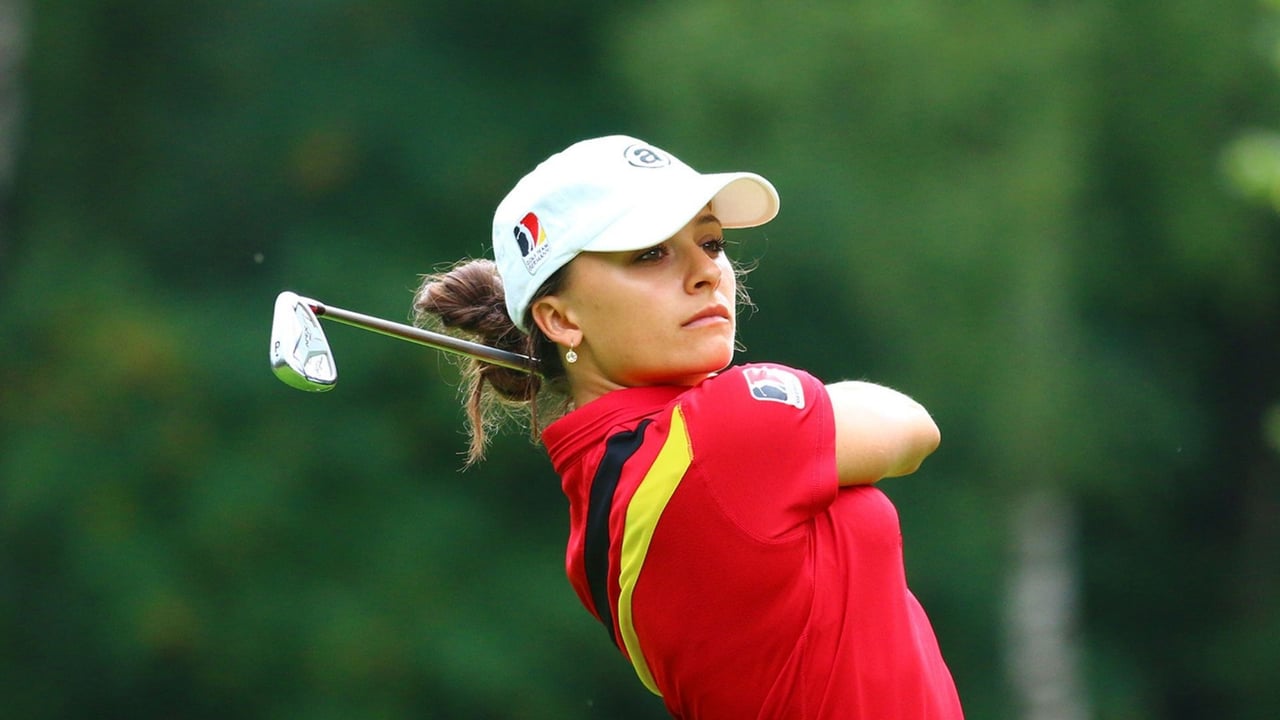 Aline Krauter (Stuttgarter GC Solitude) geht als Siegerin der Women´s Amateur Championship bei der Team-Europameisterschaft an den Start. (Foto: DGV/stebl) Aline Krauter (Stuttgarter GC Solitude) geht als Siegerin der Women´s Amateur Championship bei der Team-Europameisterschaft an den Start. (Foto: DGV/stebl)