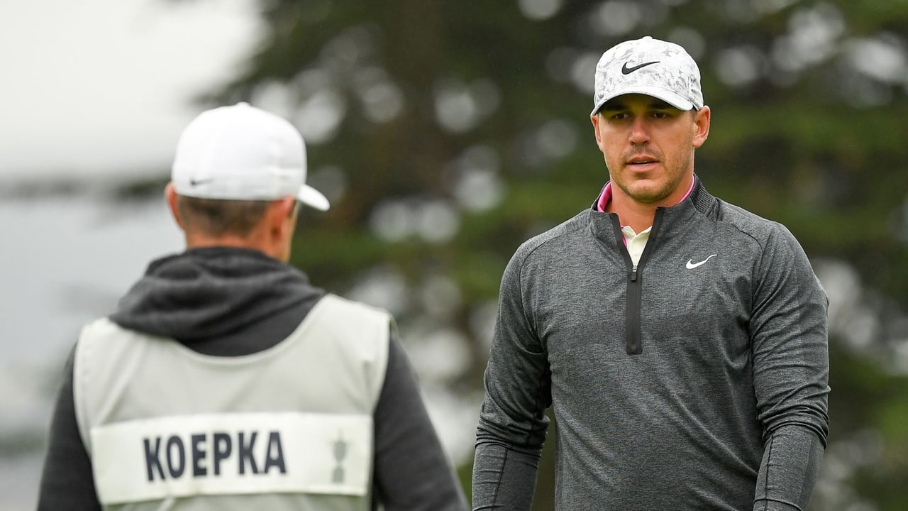 Brooks Koepka muss bei der diesjährigen US Open verletzungsbedingt zuschauen. (Foto: Getty) Brooks Koepka muss bei der diesjährigen US Open verletzungsbedingt zuschauen. (Foto: Getty)