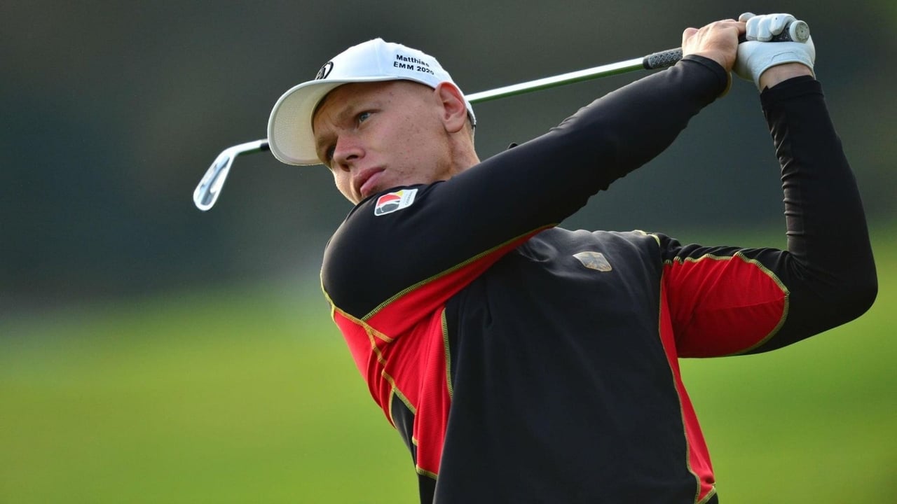 Matthias Schmidt triumphiert bei der 2020 European Amateur Championship (Foto: Twitter@EGA) Matthias Schmidt triumphiert bei der 2020 European Amateur Championship (Foto: Twitter@EGA)