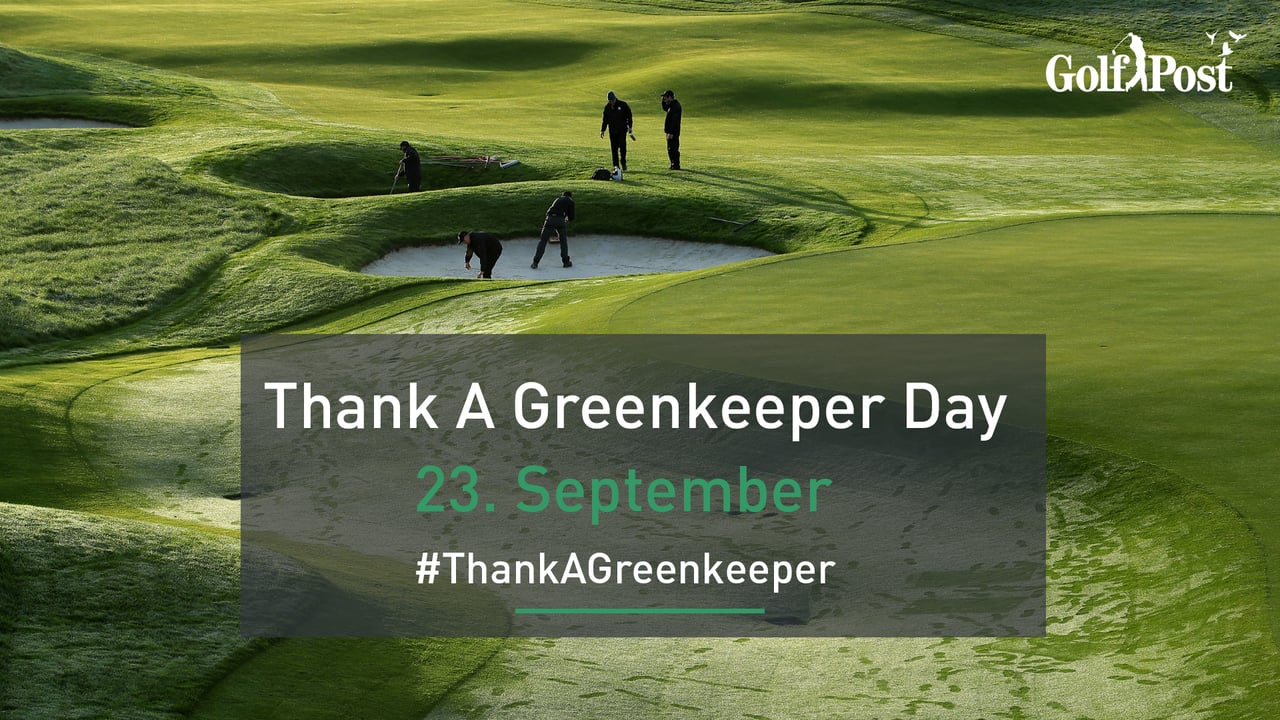Golfer bedanken sich am 23. September bei ihren Greenkeepern. Es ist "Thank A Greenkeeper Day". (Foto: Getty) Golfer bedanken sich am 23. September bei ihren Greenkeepern. Es ist "Thank A Greenkeeper Day". (Foto: Getty)