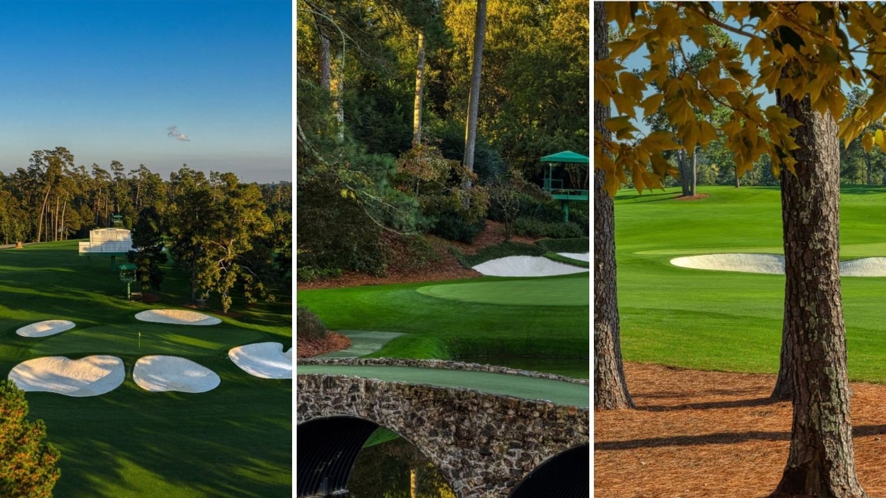 So sieht der Augusta National beim US Masters 2020 im November aus. (Fotos: Instagram.com/@themasters) So sieht der Augusta National beim US Masters 2020 im November aus. (Fotos: Instagram.com/@themasters)