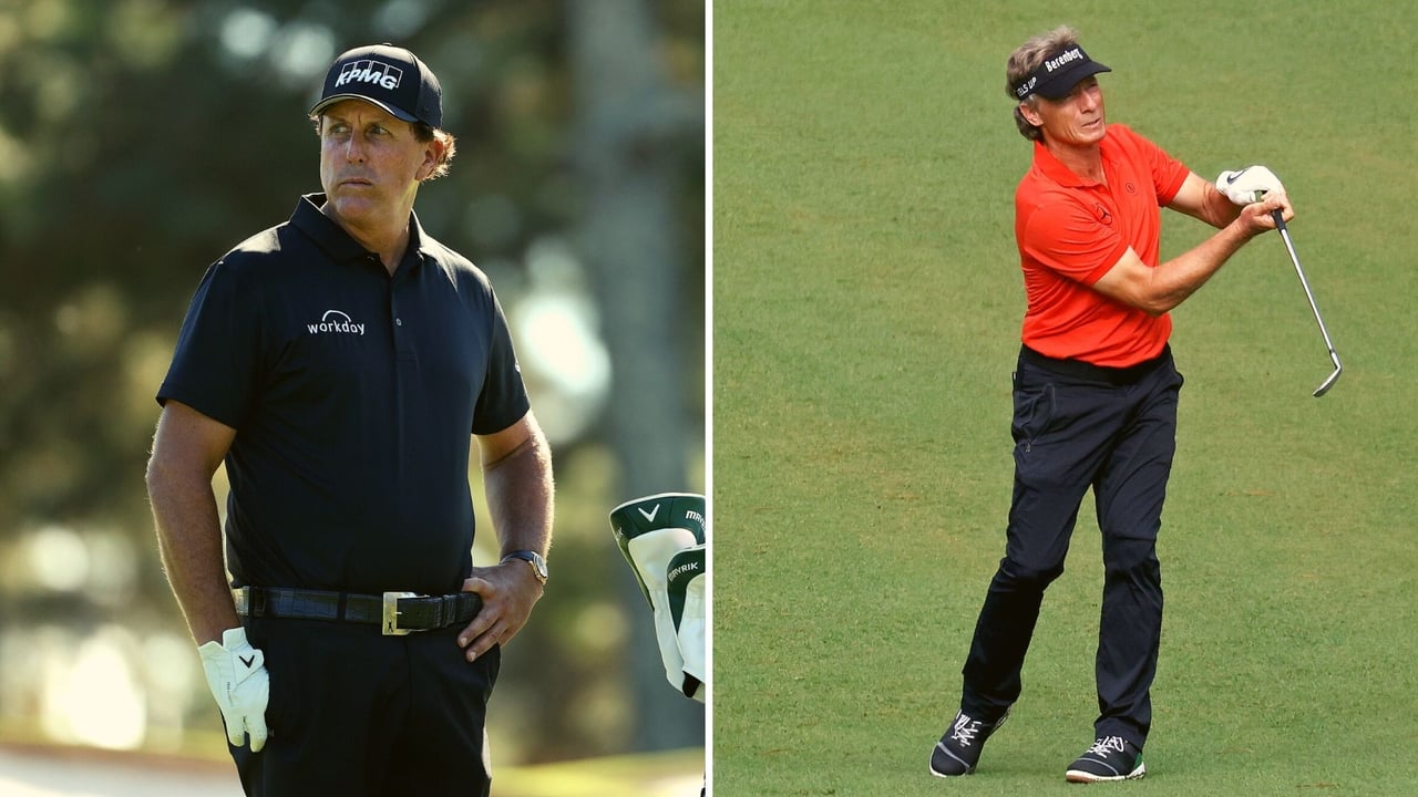Bernhard Langer und Phil Mickelson beweisen einmal mehr: das US Masters können sie! (Foto: Getty) Bernhard Langer und Phil Mickelson beweisen einmal mehr: das US Masters können sie! (Foto: Getty)