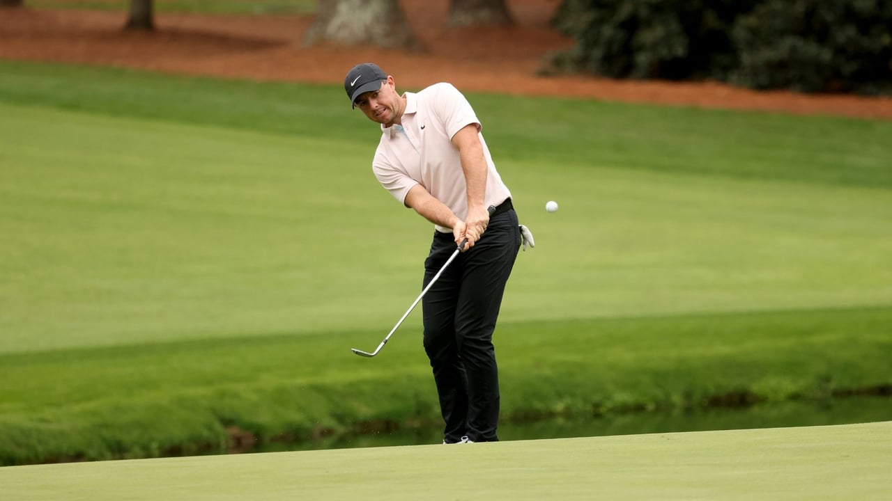 Rory McIlroy auf einer Proberunde am Dienstag (Foto: Getty) Rory McIlroy auf einer Proberunde am Dienstag (Foto: Getty)