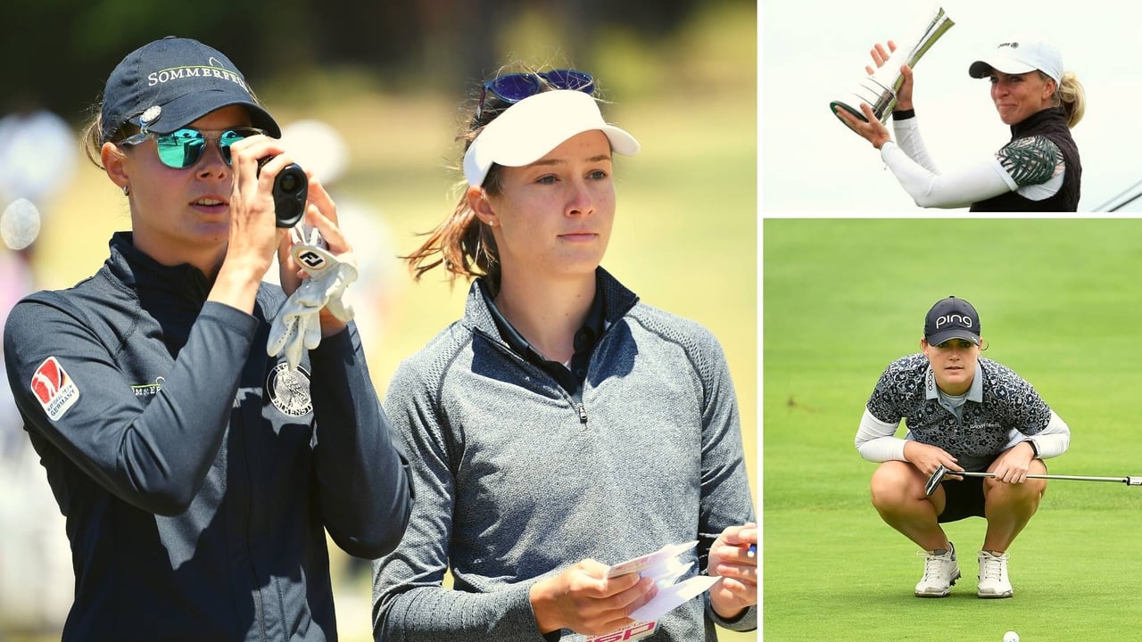 Die vier wohl erfolgreichsten deutschen Proetten des Jahres 2020: Esther Henseleit, Laura Fünfstück, Sophia Popov und Caroline Masson. (Foto: Getty) Die vier wohl erfolgreichsten deutschen Proetten des Jahres 2020: Esther Henseleit, Laura Fünfstück, Sophia Popov und Caroline Masson. (Foto: Getty)