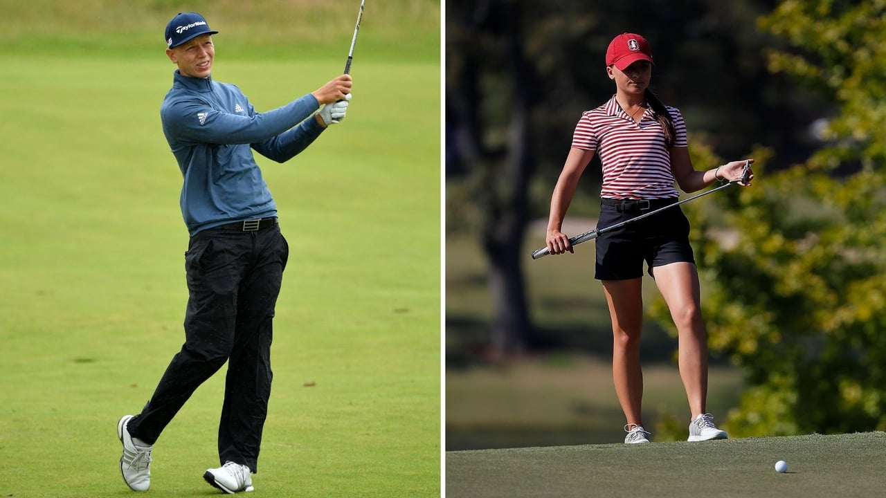 Matthias Schmid und Aline Krauter sind Teilverantwortlich für das gute Jahr der Amateure des Deutschen Golf Verbandes. (Foto: Getty) Matthias Schmid und Aline Krauter sind Teilverantwortlich für das gute Jahr der Amateure des Deutschen Golf Verbandes. (Foto: Getty)