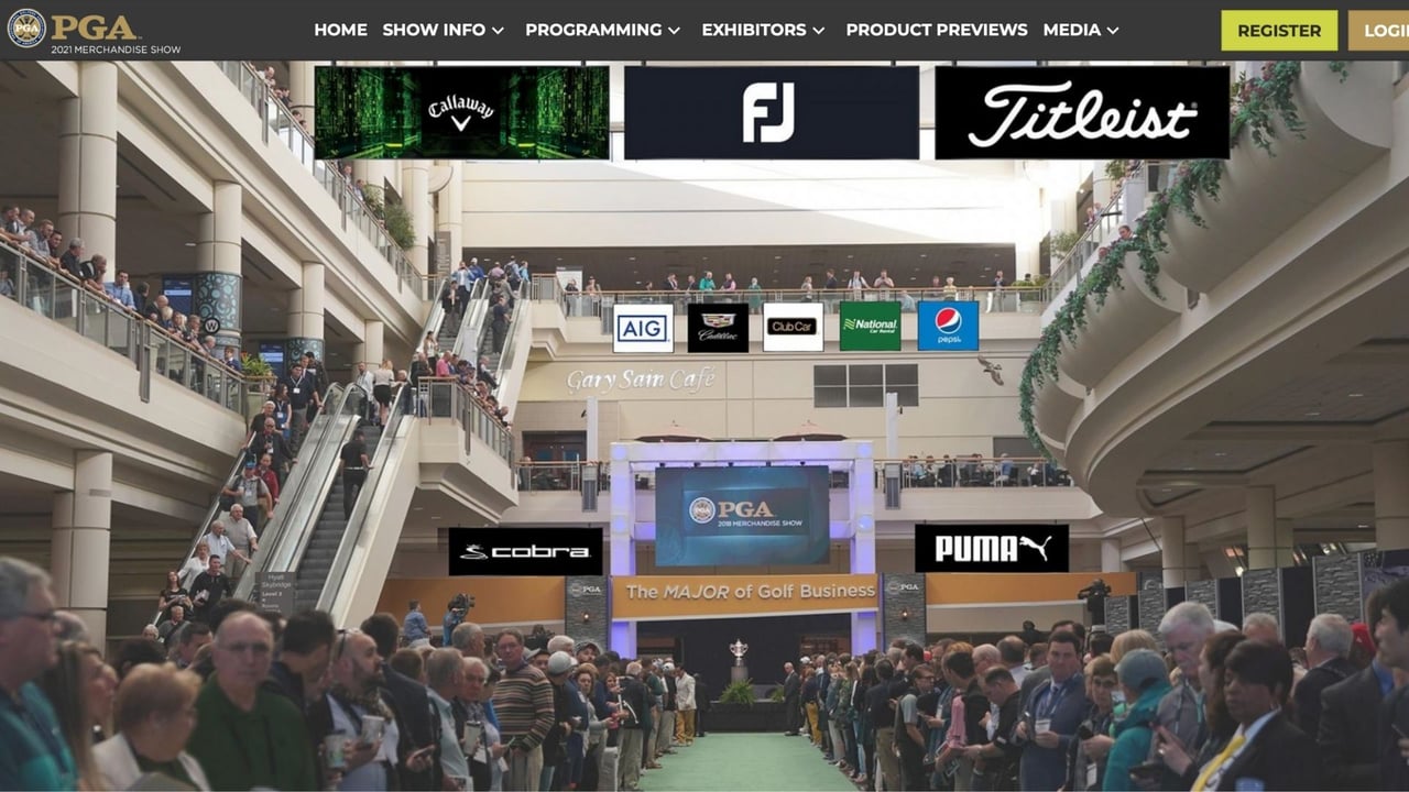 Die Website für die virtuelle PGA Merchandise Show.(Foto: Virtual.pgashow.com) Die Website für die virtuelle PGA Merchandise Show.(Foto: Virtual.pgashow.com)