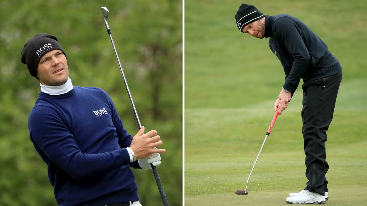 Martin Kaymer und Max Kieffer trotzten der Kälte und beeindruckten sportlich (Foto: Getty) Martin Kaymer und Max Kieffer trotzten der Kälte und beeindruckten sportlich (Foto: Getty)