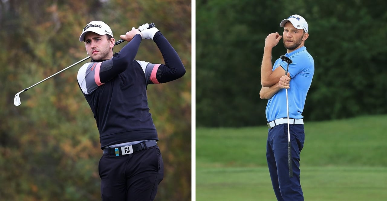 Nicolai von Dellinghausen zeigt eine überragende Leistung am ersten Tag. Max Kieffer hat hingegen Probleme zu seinem Spiel zu finden. /Foto: Getty) Nicolai von Dellinghausen zeigt eine überragende Leistung am ersten Tag. Max Kieffer hat hingegen Probleme zu seinem Spiel zu finden. /Foto: Getty)