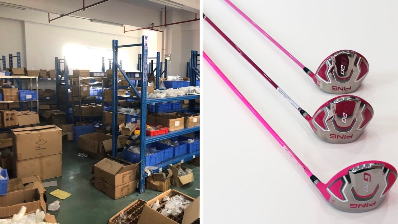 Die Ermittler sprechen von der größten Sicherstellung von Fake-Golfequipment aller Zeiten (Foto: Facebook@KeepGolfReal) Die Ermittler sprechen von der größten Sicherstellung von Fake-Golfequipment aller Zeiten (Foto: Facebook@KeepGolfReal)