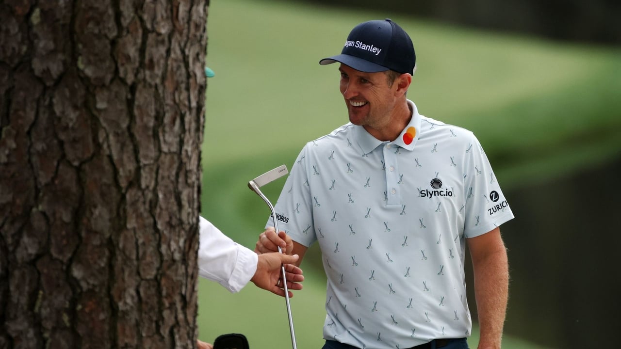 Justin Rose führt nach der ersten Runde des US Masters 2021. (Foto: Getty) Justin Rose führt nach der ersten Runde des US Masters 2021. (Foto: Getty)