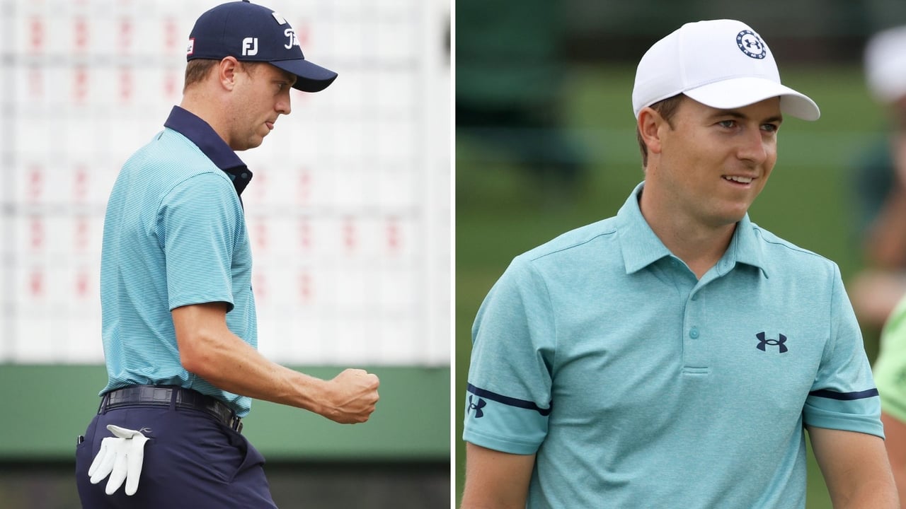 Die "Twins" Jordan Spieth und Justin Thomas sind Rose dicht auf den Fersen. (Foto: Getty) Die "Twins" Jordan Spieth und Justin Thomas sind Rose dicht auf den Fersen. (Foto: Getty)