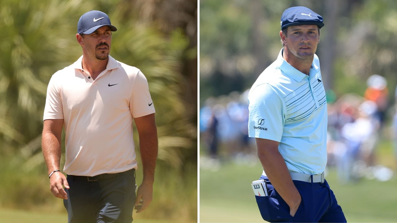 Aktuell ziemlich beste Feinde: Brooks Kopeka und Bryson DeChambeau- (Foto: Getty) Aktuell ziemlich beste Feinde: Brooks Kopeka und Bryson DeChambeau- (Foto: Getty)