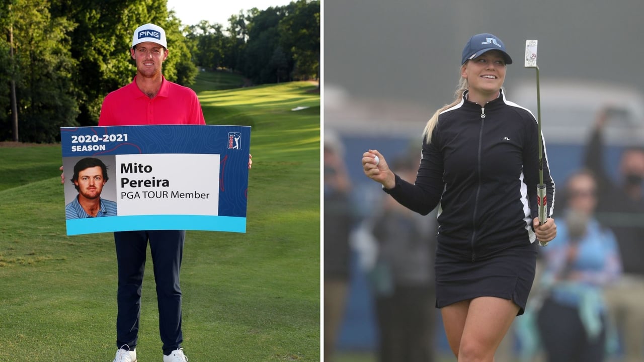 Mito Pereira ist seit Sonntag ein PGA-Tour-Spieler und Matilda Castren erste finnische LPGA-Tour-Siegerin in der Geschichte. (Foto: Getty) Mito Pereira ist seit Sonntag ein PGA-Tour-Spieler und Matilda Castren erste finnische LPGA-Tour-Siegerin in der Geschichte. (Foto: Getty)