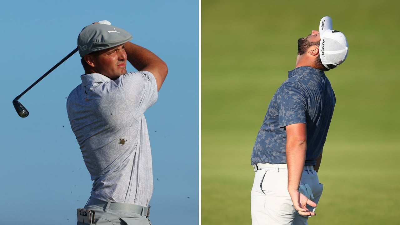 Bryson DeChambeau und Jon Rahm dürfen wegen postiver Coronatests nicht an Olympia 2021 teilnehmen. (Foto: Getty) Bryson DeChambeau und Jon Rahm dürfen wegen postiver Coronatests nicht an Olympia 2021 teilnehmen. (Foto: Getty)