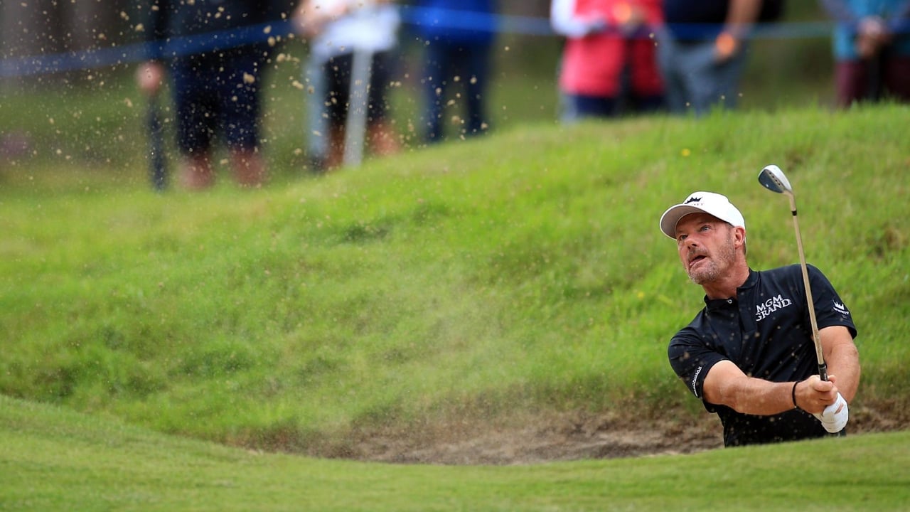 Alex Cejka endlich am Zug bei der Senior Open Championship. (Foto: Getty) Alex Cejka endlich am Zug bei der Senior Open Championship. (Foto: Getty)