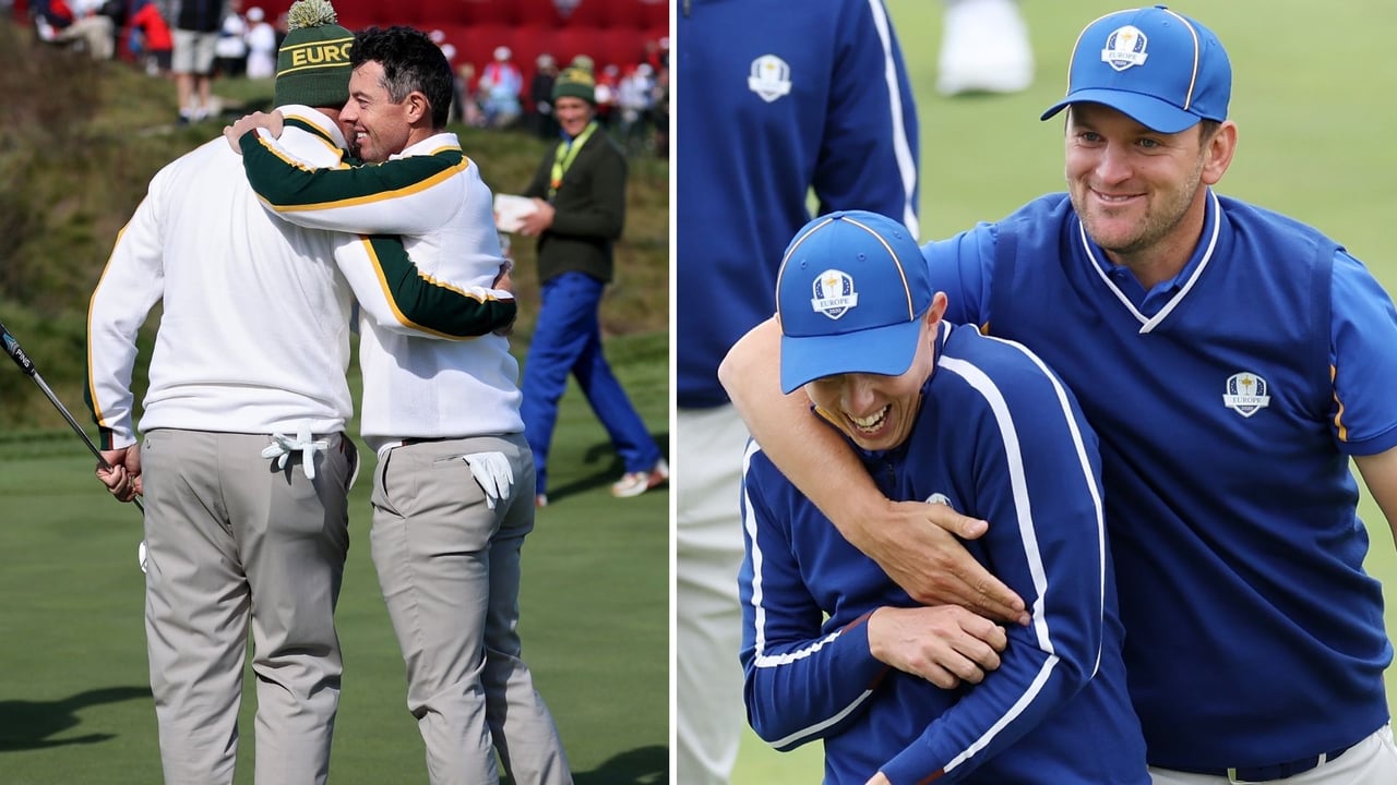 Team Europa in diesem Jahr mit einer extra Portion Teamspirit in Whistling Straits (Fotos: Getty) Team Europa in diesem Jahr mit einer extra Portion Teamspirit in Whistling Straits (Fotos: Getty)