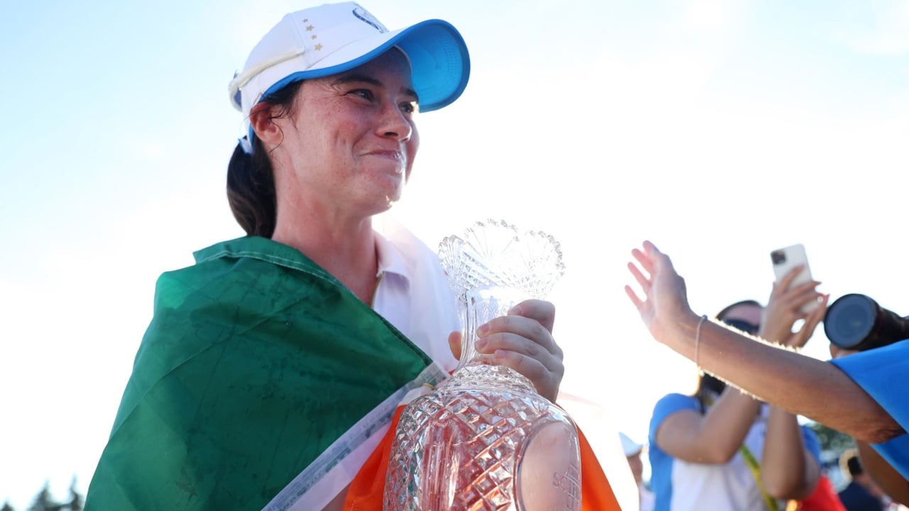 Leona Maguire mit einer beeindruckenden Leistung beim Solheim Cup 2021. (Foto: Getty) Leona Maguire mit einer beeindruckenden Leistung beim Solheim Cup 2021. (Foto: Getty)