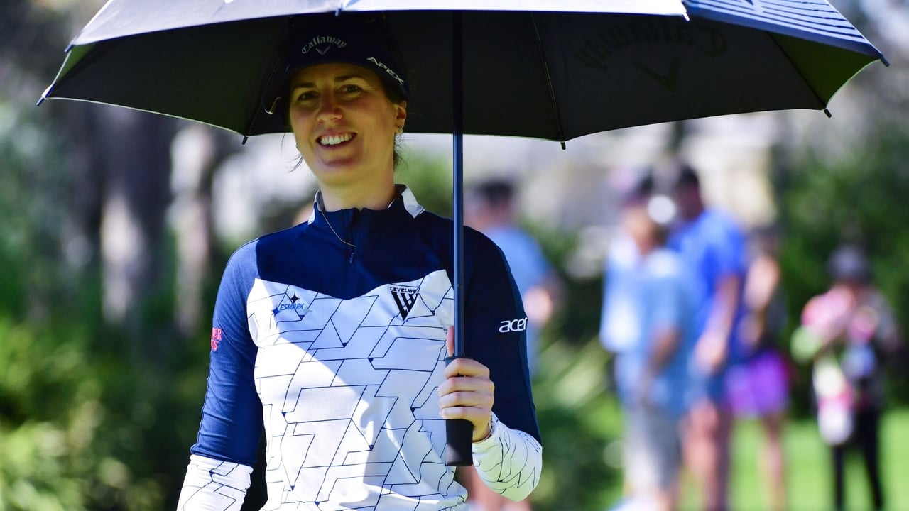 Hat Grund zum Strahlen: Sandra Gal spielt eine gute Auftaktrunde auf der LPGA Tour. (Foto: Getty) Hat Grund zum Strahlen: Sandra Gal spielt eine gute Auftaktrunde auf der LPGA Tour. (Foto: Getty)