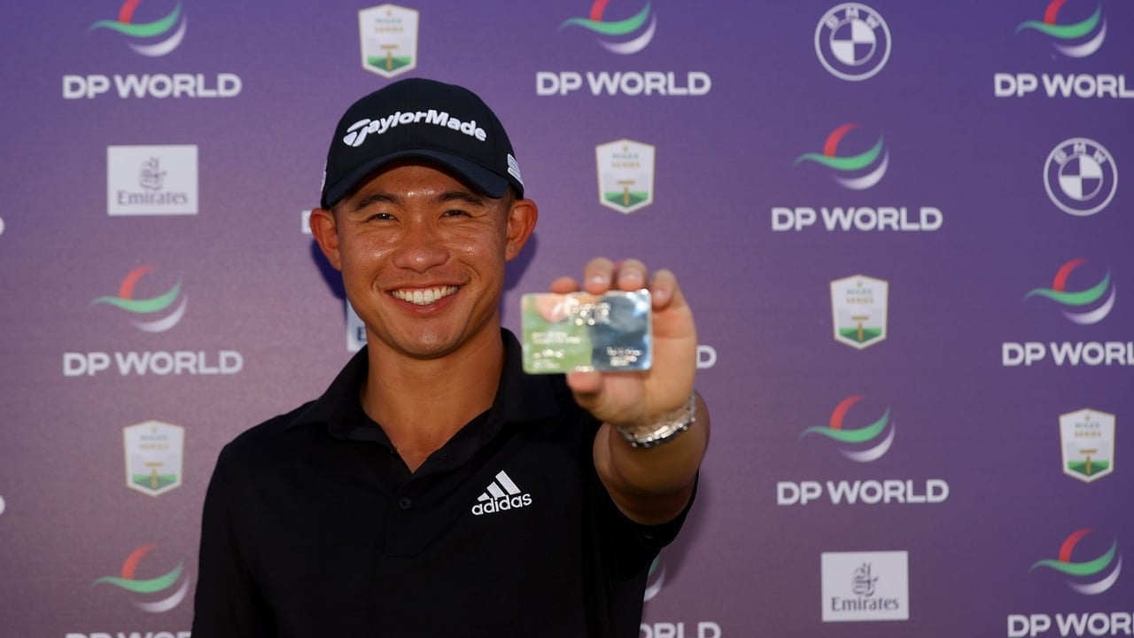 Die Ehrenmitgliedschaft für Collin Morikawa auf der European Tour (Foto: Getty) Die Ehrenmitgliedschaft für Collin Morikawa auf der European Tour (Foto: Getty)