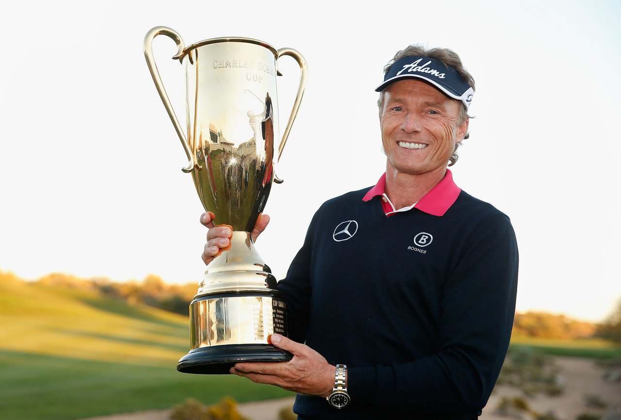 Bernhard Langer nach dem Sieg der Charles Schwab Cup Championship 2021 in Arizona. (Quelle:Getty Images) Bernhard Langer nach dem Sieg der Charles Schwab Cup Championship 2021 in Arizona. (Quelle:Getty Images)