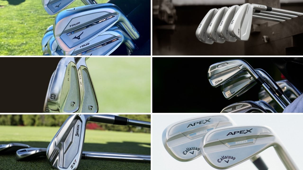 Die Eisen des Jahres 2021 fallen in die Kategorie der Players Eisen. (Foto: Mizuno, Ping, Srixon, Titleist, TaylorMade, Callaway) Die Eisen des Jahres 2021 fallen in die Kategorie der Players Eisen. (Foto: Mizuno, Ping, Srixon, Titleist, TaylorMade, Callaway)