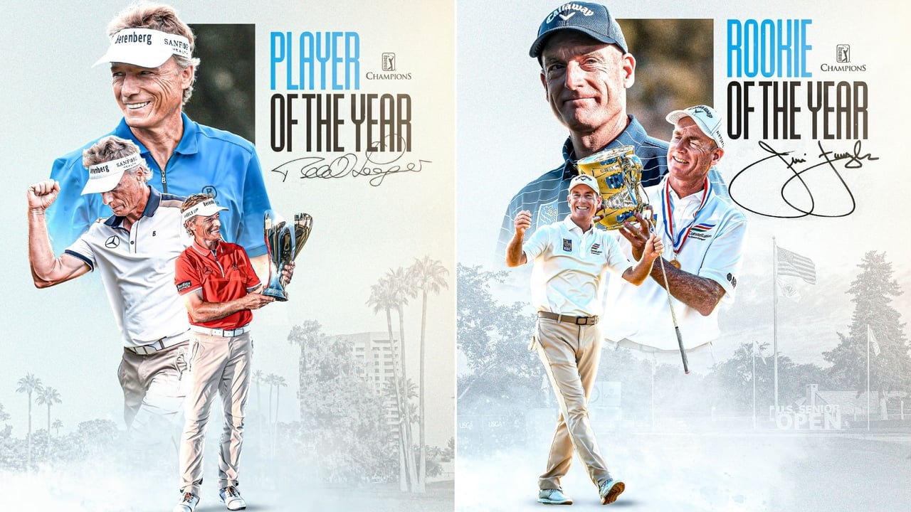 Von ihren Kollegen auf der PGA Tour Champions ernannt: Bernhard Langer und Jim Furyk. (Foto: @ChampionsTour/Twitter) Von ihren Kollegen auf der PGA Tour Champions ernannt: Bernhard Langer und Jim Furyk. (Foto: @ChampionsTour/Twitter)
