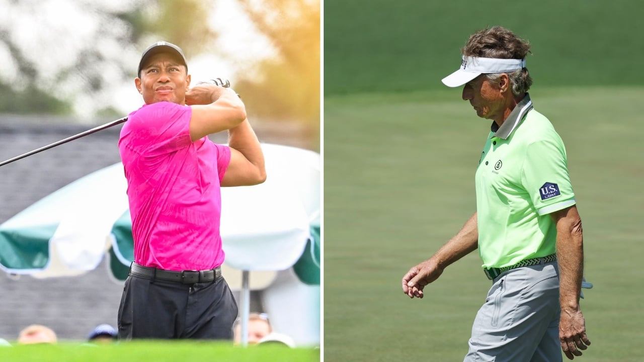 Tiger Woods gibt beim US Masters 2022 sein Comeback, Bernhard Langer hat zu kämpfen. (Foto: Getty) Tiger Woods gibt beim US Masters 2022 sein Comeback, Bernhard Langer hat zu kämpfen. (Foto: Getty)