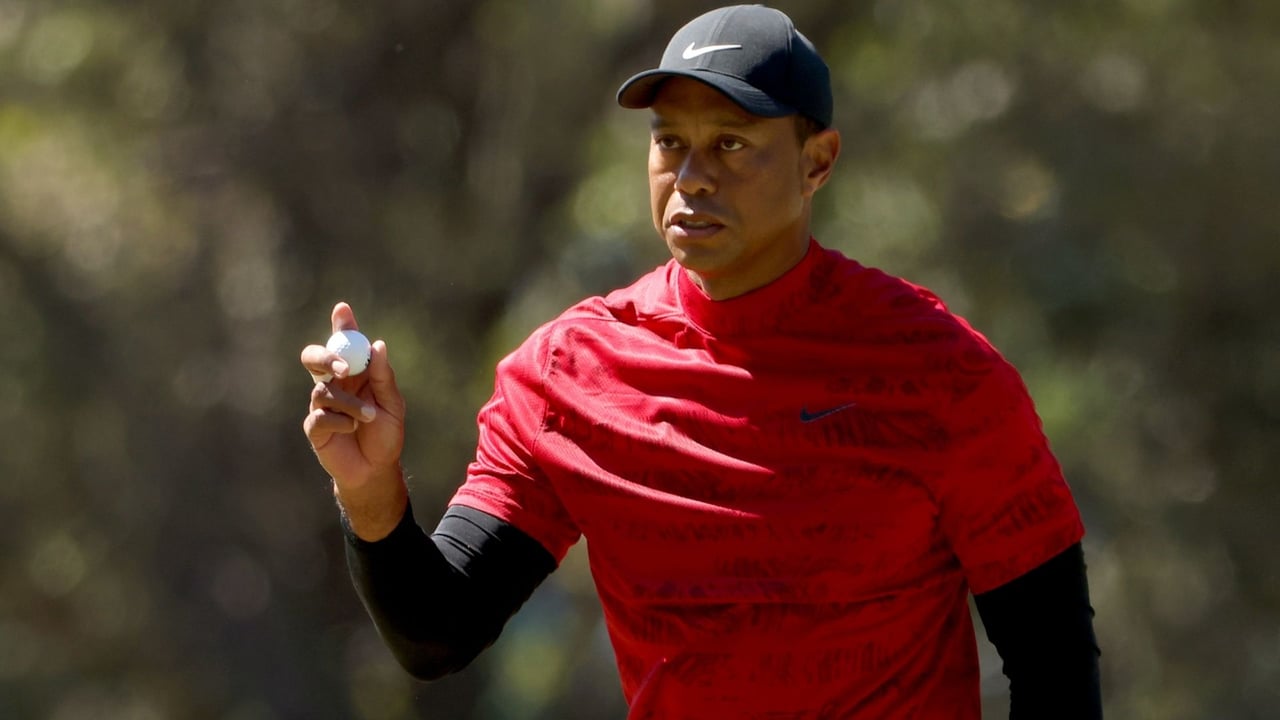 Tiger Woods war nach dem US Masters 2022 emotional berührt. (Foto: Getty) Tiger Woods war nach dem US Masters 2022 emotional berührt. (Foto: Getty)