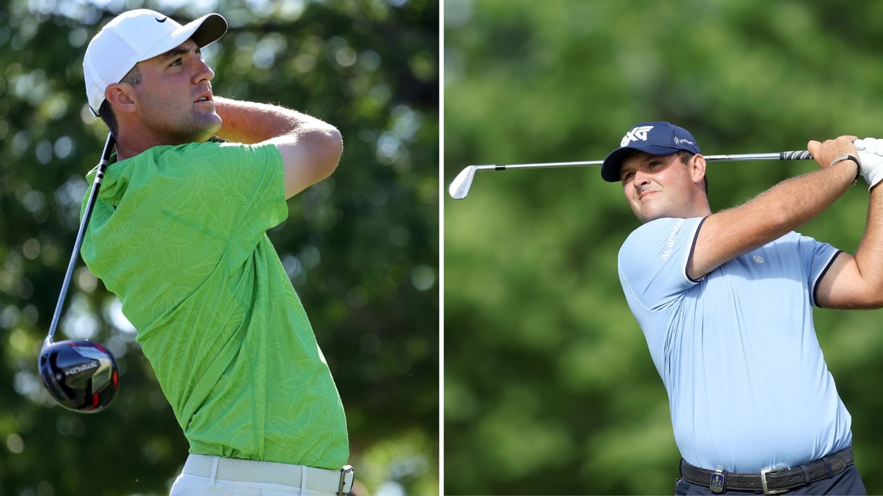 Scottie Scheffler und Patrick Reed in Runde 1 der PGA Tour Charles Schwab Challenge 2022. (Foto: Getty) Scottie Scheffler und Patrick Reed in Runde 1 der PGA Tour Charles Schwab Challenge 2022. (Foto: Getty)