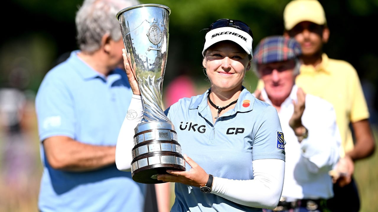 Die Kanadierin mit den meisten Majorsiegen: Brooke Henderson gewinnt die Evian Championship 2022. (Foto: Getty) Die Kanadierin mit den meisten Majorsiegen: Brooke Henderson gewinnt die Evian Championship 2022. (Foto: Getty)