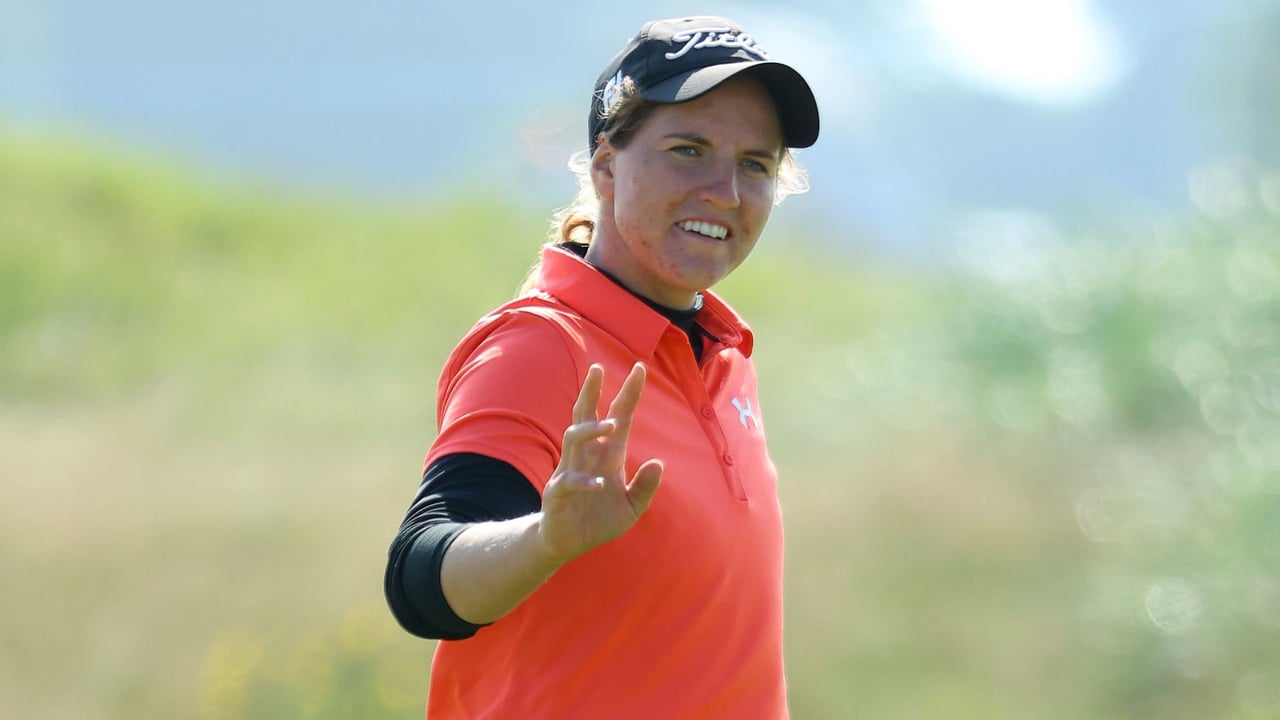 Leonie Harm bei der LPGA Tour und LET Women's Scottish Open 2022. (Foto: Getty) Leonie Harm bei der LPGA Tour und LET Women's Scottish Open 2022. (Foto: Getty)