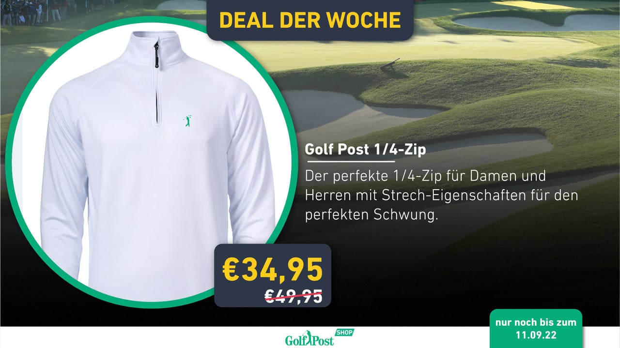 Exklusiv: der Deal der Woche bis zum 11. September 2022. (Foto: Golf Post) Exklusiv: der Deal der Woche bis zum 11. September 2022. (Foto: Golf Post)