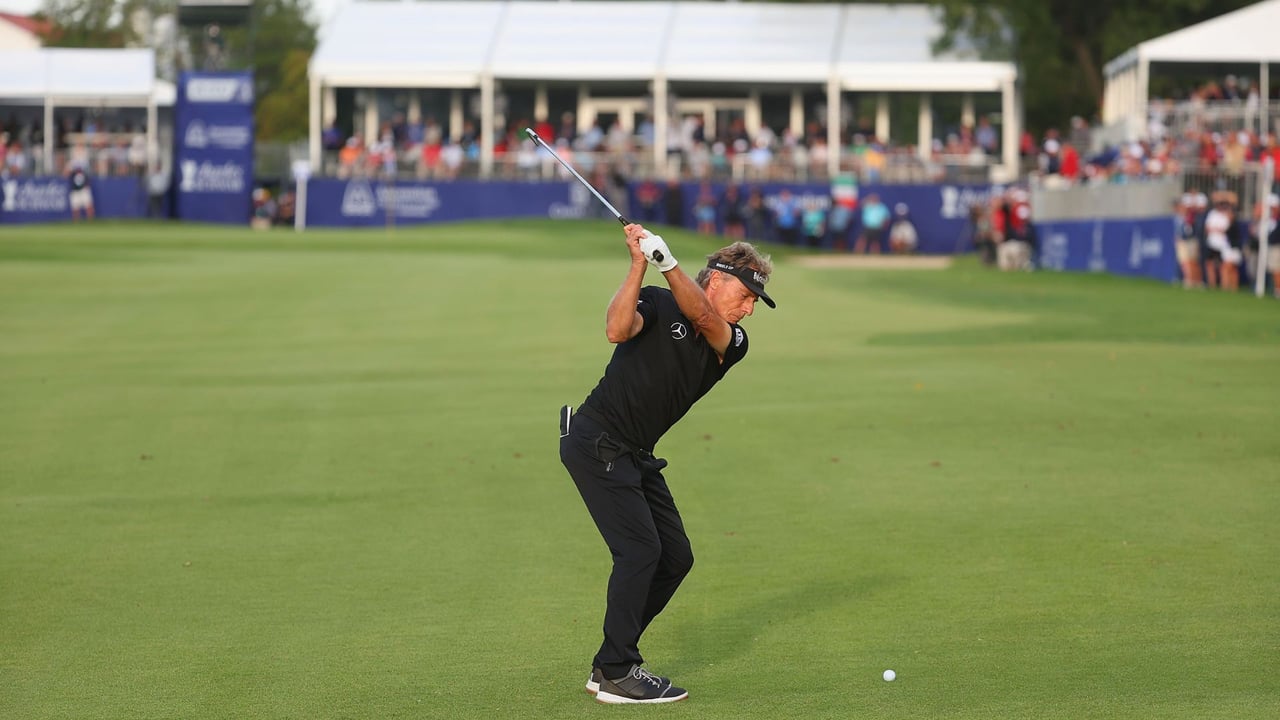 Bernhard Langer an Tag 3. (Foto: Getty) Bernhard Langer an Tag 3. (Foto: Getty)